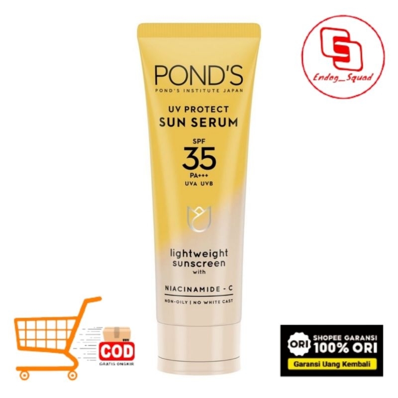 Jual Ponds Uv Protect Sun Screen Serum Spf G Shopee Indonesia