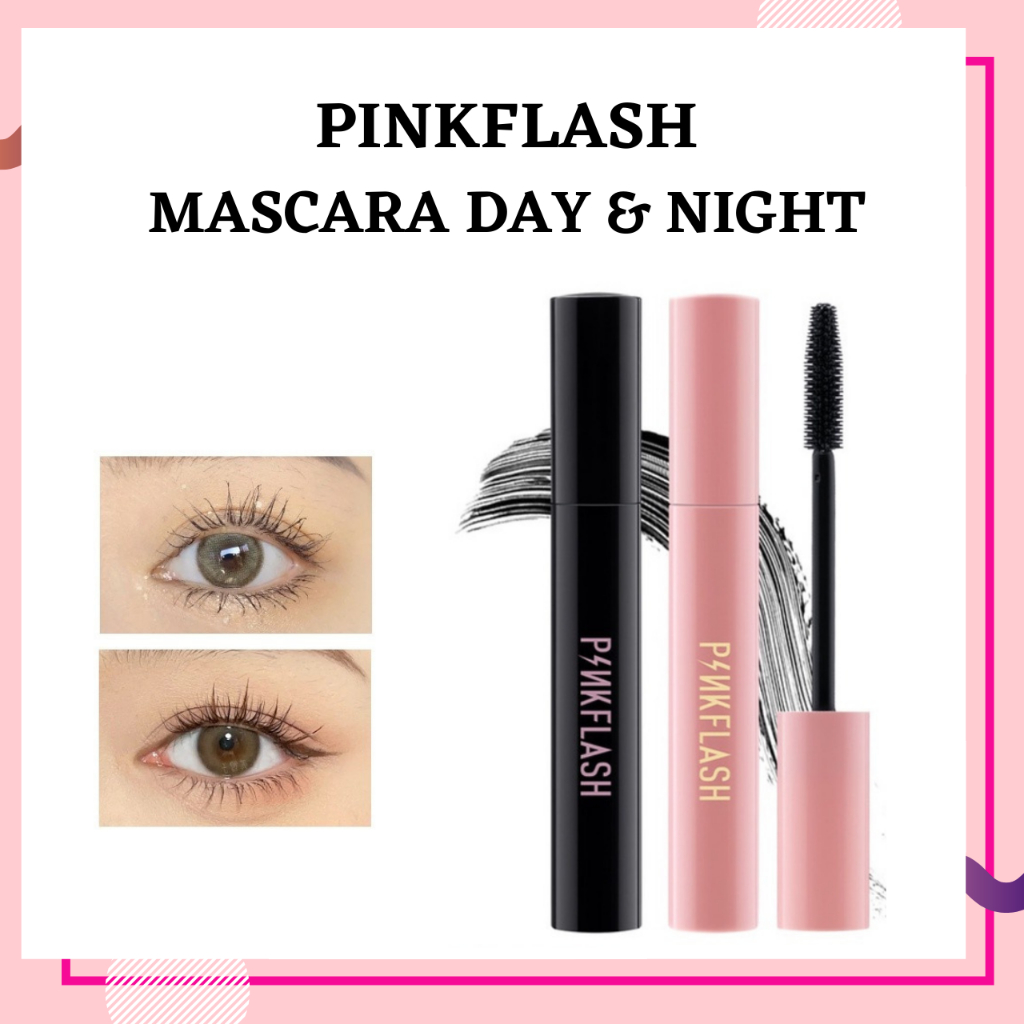 Jual Pinkflash Oilproof Curl Mascara Day Mascara Night Mascara