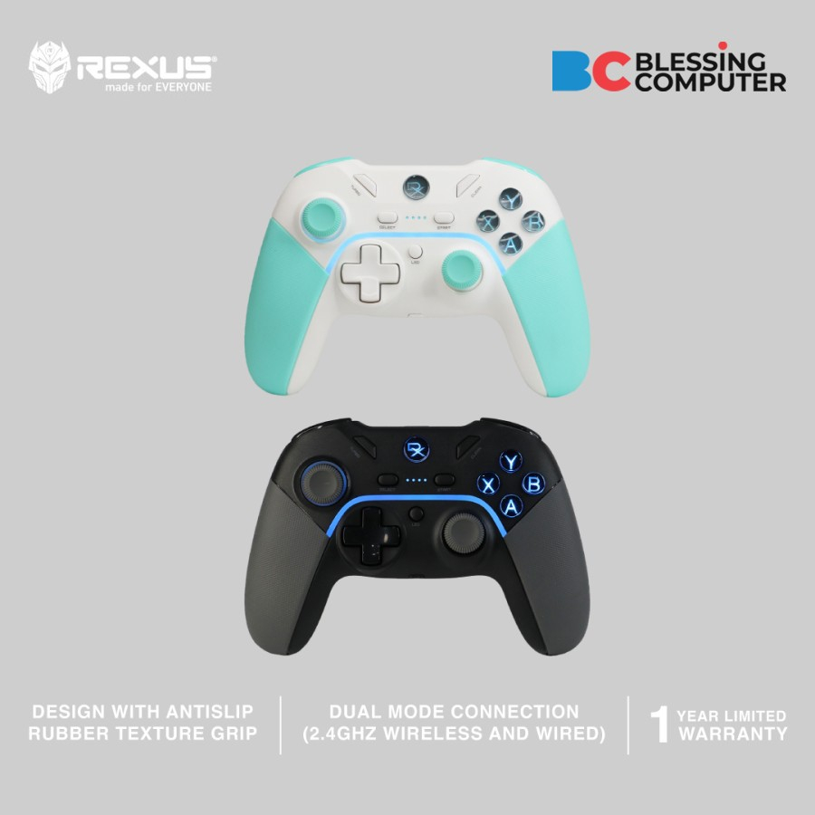 Jual Gamepad single REXUS ASTERIA AX1 Black | Shopee Indonesia