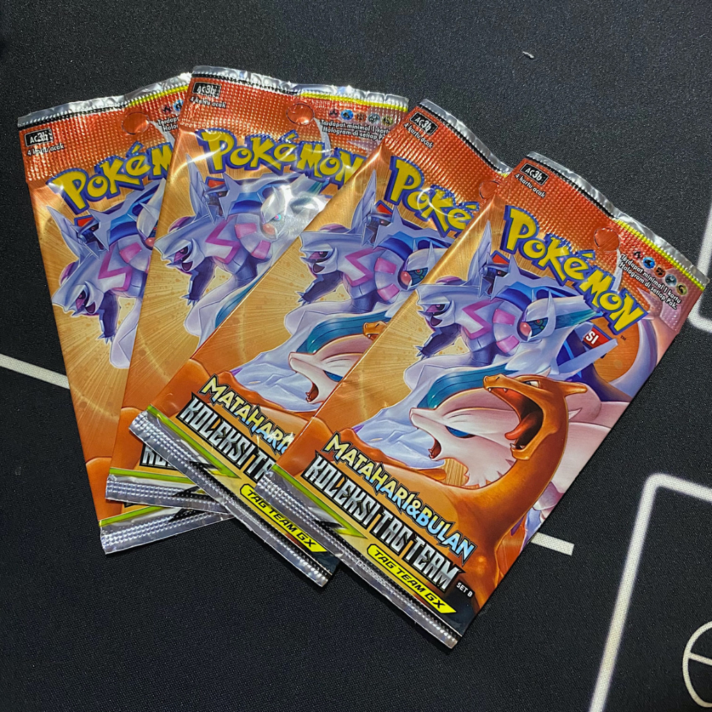 Jual POKEMON AC3b Kartu Koleksi Tag Team BOOSTER PACK seri Matahari