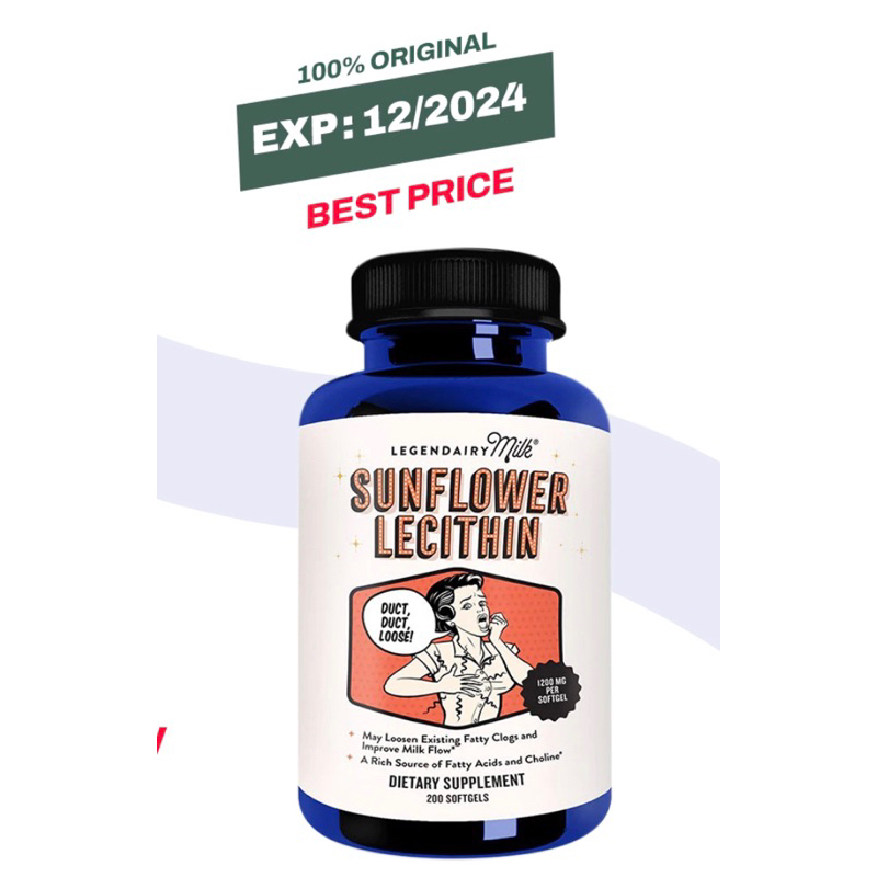 Jual original legendairy milk sunflower lecithin exp 2024 BOOSTER ASI ANTI CLOG Shopee Indonesia