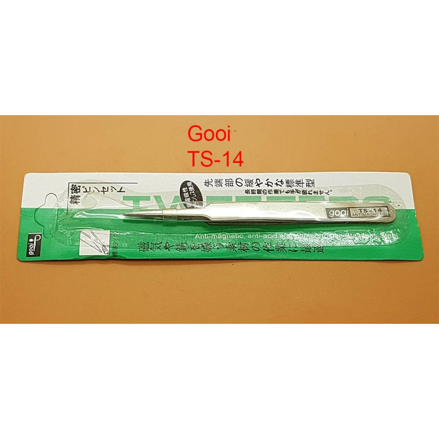 Jual Pinset Gooi TS-14 Anti-magnetic ( lurus & tumpul ) | Shopee Indonesia