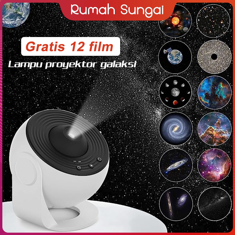 Jual Lampu Tidur Proyektor Galaxy Lampu Kamar Tidur Aesthetic 360