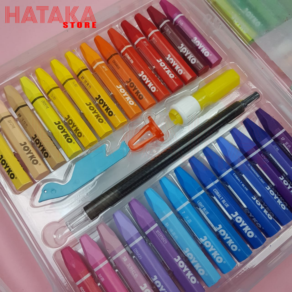 Jual Crayon Joyko CRAYON MINYAK OIL PASTEL JOYKO Isi 12 36 55 Shopee