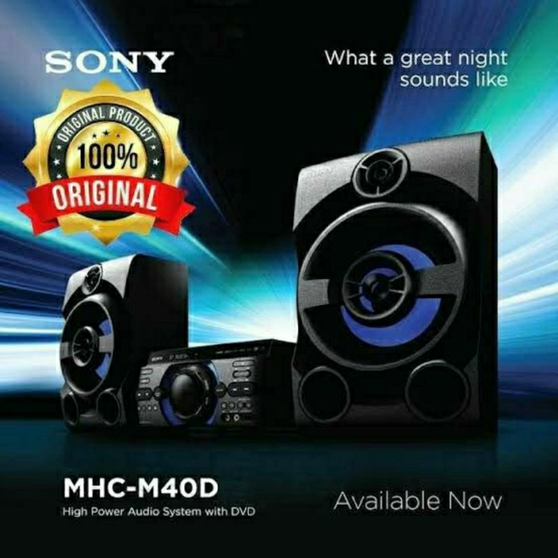 Jual SONY HOME AUDIO SYSTEM MHCM40D (Preloved baru beli beberapa bulan