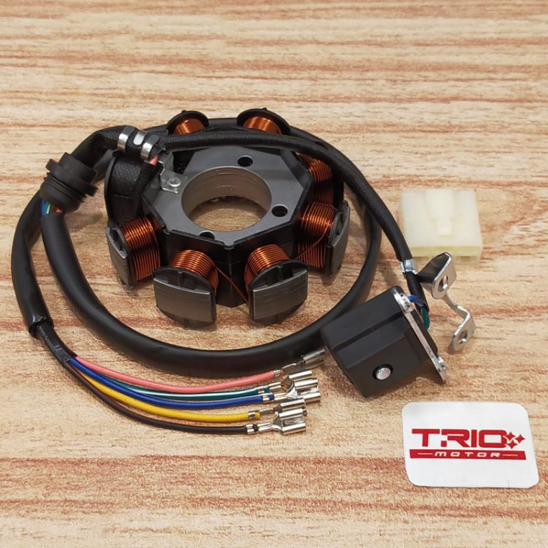 Jual spul appktm 150cc 8 pole baut 3 spool stator comp - sedia onderdil ...
