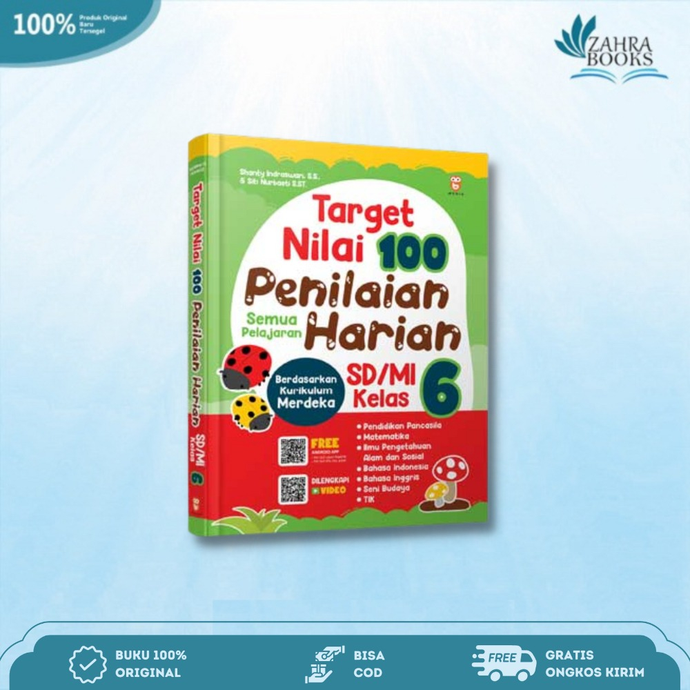 Jual Target Nilai 100 Penilaian Harian Sd Mi Kelas 1 2 3 4 5 6 By