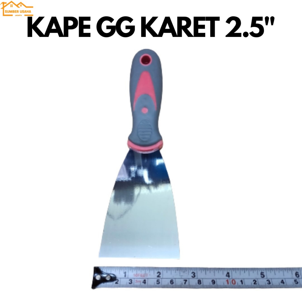 Jual Kape Gagang KARET 2.5 Inch I Skrap Scrap I Sekrap 2,5 Inci Kapi ...