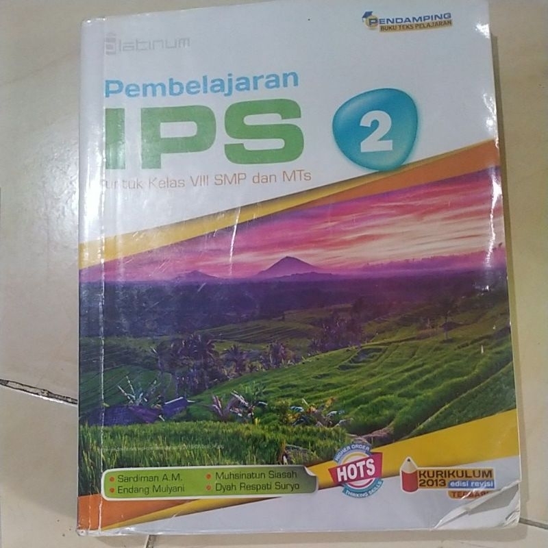 Jual Buku Pembelajaram IPS Kelas VIII SMP ( Bekas ) | Shopee Indonesia