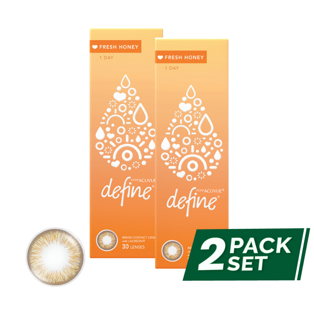 Jual acuvue define fresh honey bundling 2 box shopee indonesia