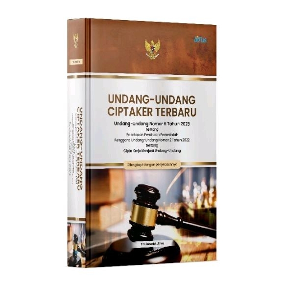 Jual Undang Undang Cipta Kerja Terbaru 2023 - UU No. 6 Tahun 2023 Hard ...