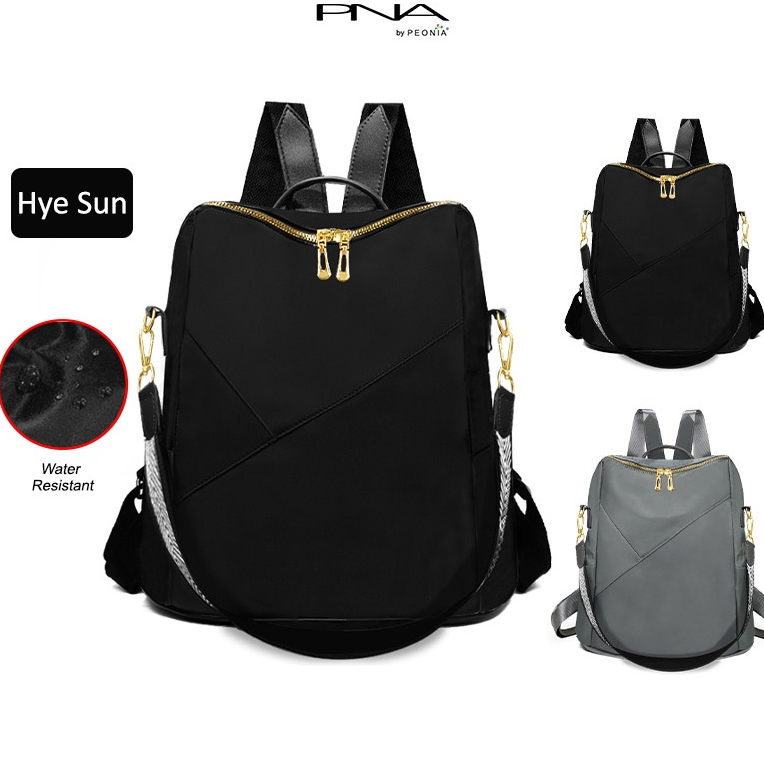 Jual Peonia PNA HYESUN Water Resistant tas ransel wanita import korea ...