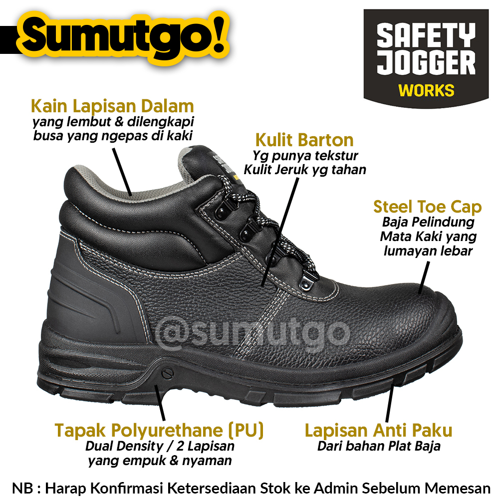 Jual [ TERLARIS ] SAFETY JOGGER BESTBOY231 S3 / Bestboy Sepatu Safety ...