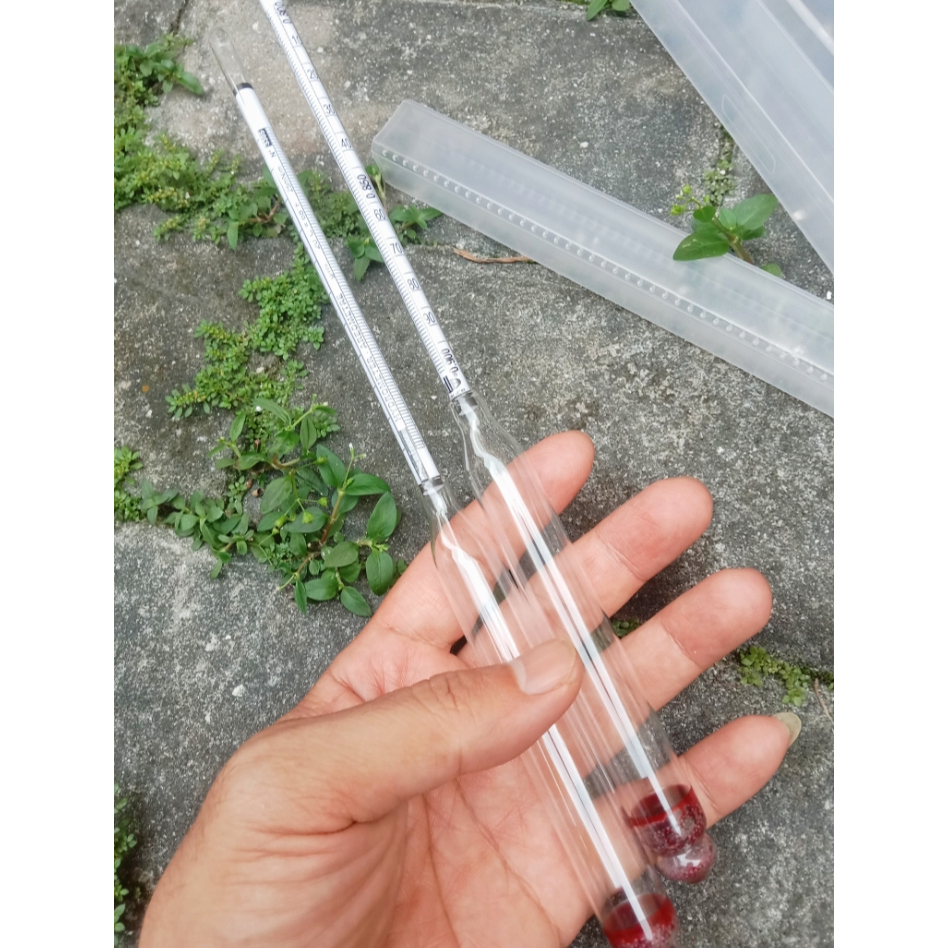 Jual Set 2 pcs Test Density BBM Hydrometer Bensin dan Hydrometer Solar ...