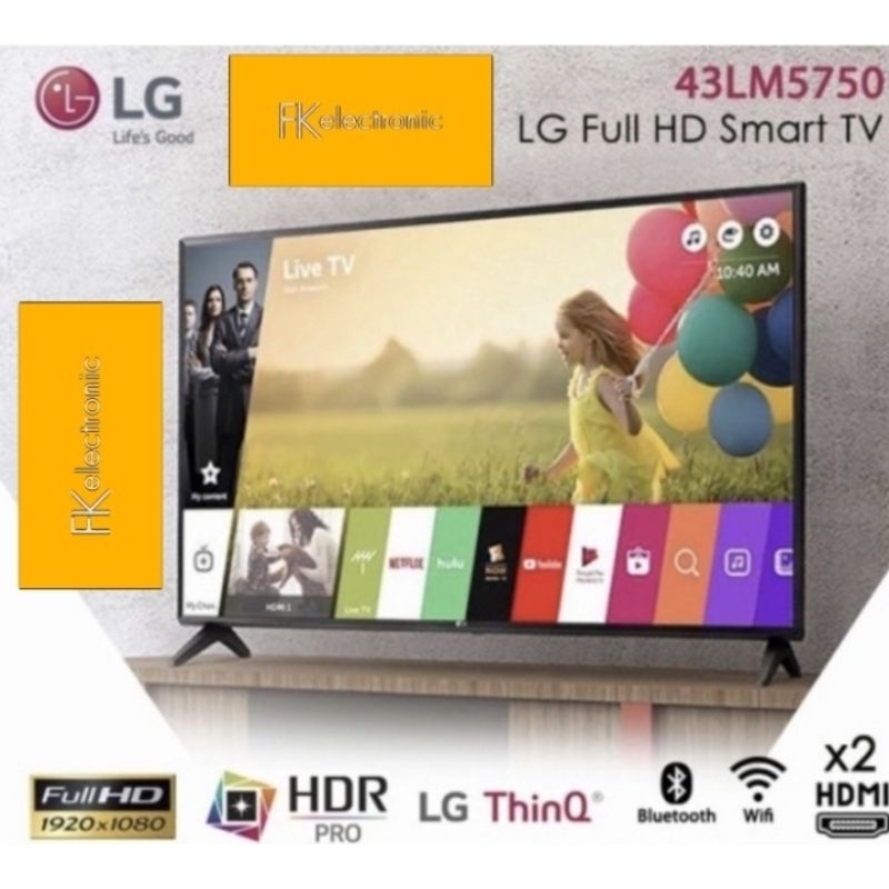 Jual (Khusus Wilayah Palembang) LED TV 43 INCH LG FULL HD SMART TV LED