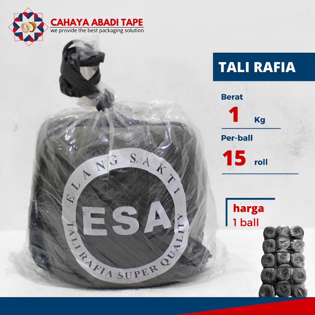 Jual TALI RAFIA ESA 1KG PER BALL TERMURAH | Shopee Indonesia