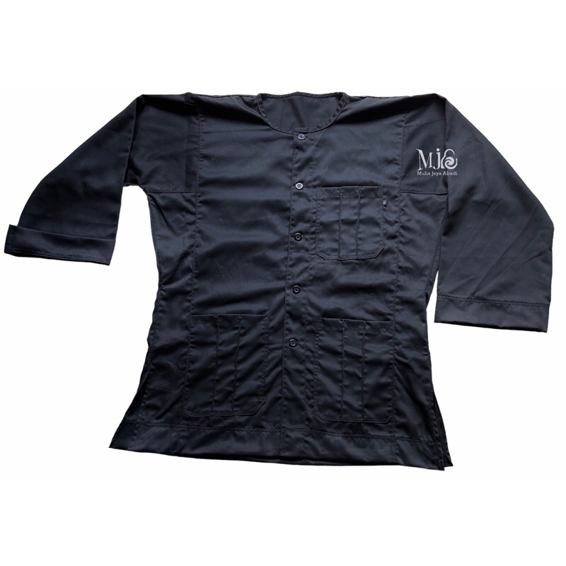 Jual Baju Penadon Polos Baju Pangsi Hitam Polos Kain Nagata Drill