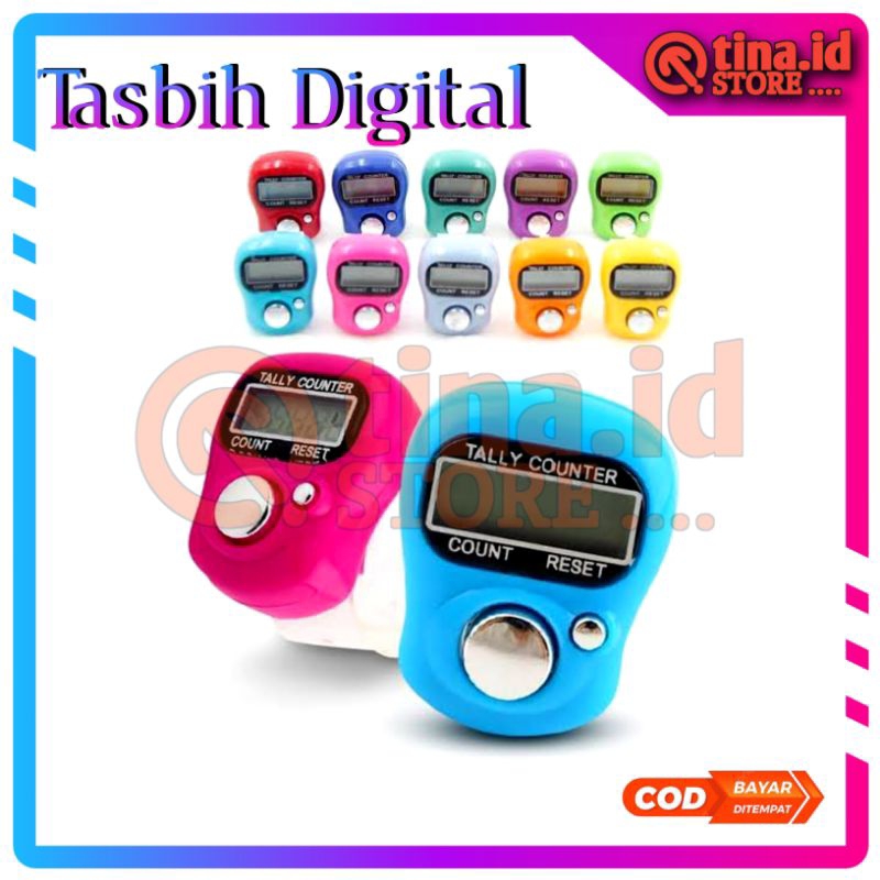 Jual TASBIH DIGITAL CINCIN / Alat Hitung Digital Led FINGER COUNTER