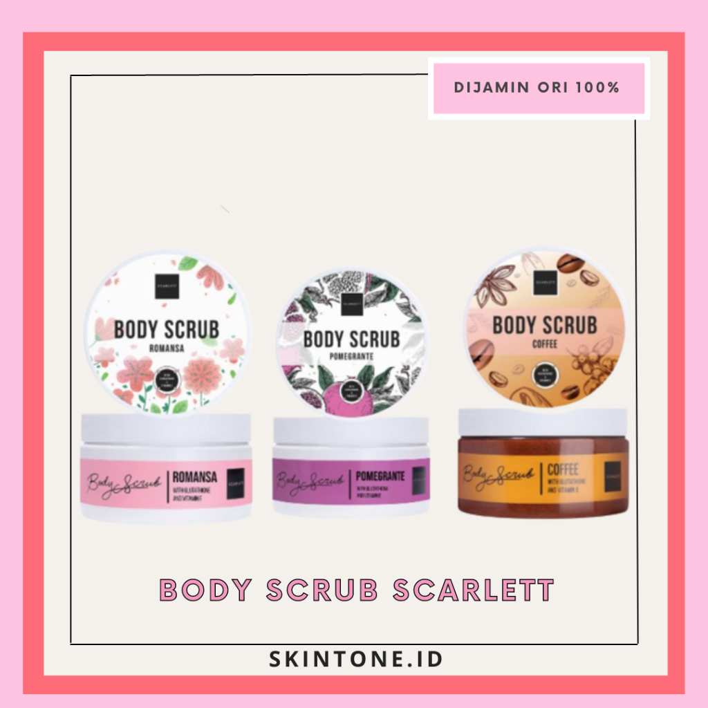 Jual SCARLETT BODY SCRUB Scarlet Whitening Romansa Coffee Kopi