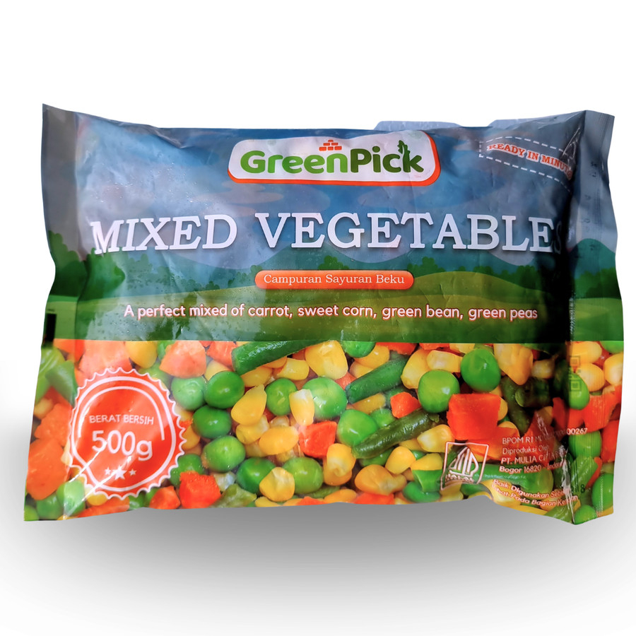 Jual Frozen Mixed Vegetables Sayuran Campur Beku 500gr Shopee Indonesia