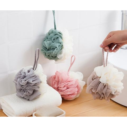 Jual Shower Puff Spons Mandi Busa Bulat Besar SP1 | Shopee Indonesia