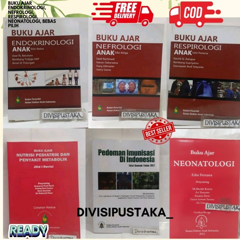 Jual Buku Ajar Endokrinologi Nefrologi Respirologi Neonatologi