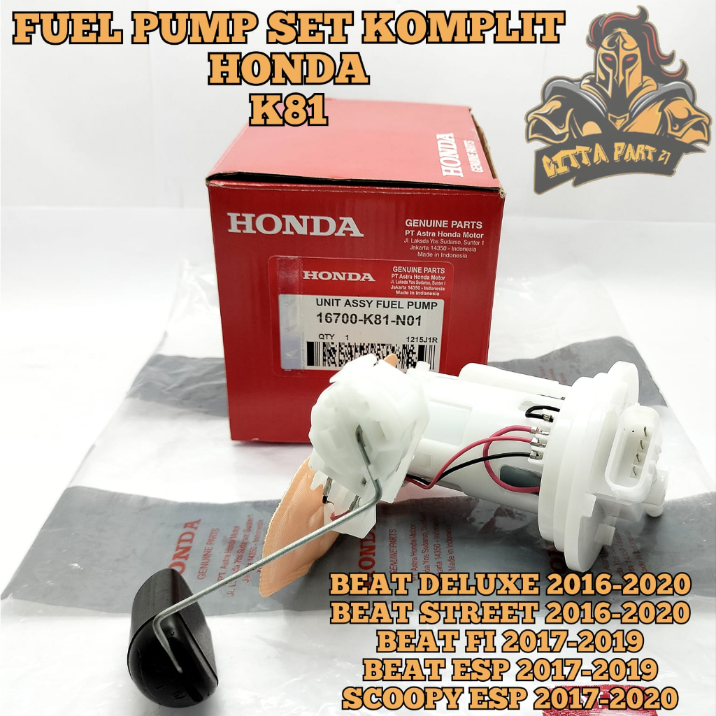 Jual FUEL PUMP POMPA BENSIN SET KOMPLIT ASLI ORIGINAL HONDA K81 ...