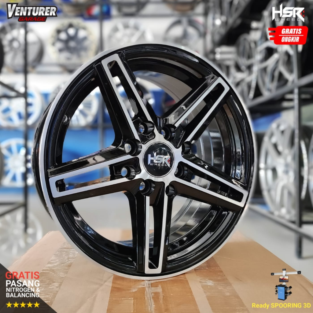 Jual velg mobil hsr ne5 ring 15 lubang 4x100-114,3 wuing air ev karimun ...