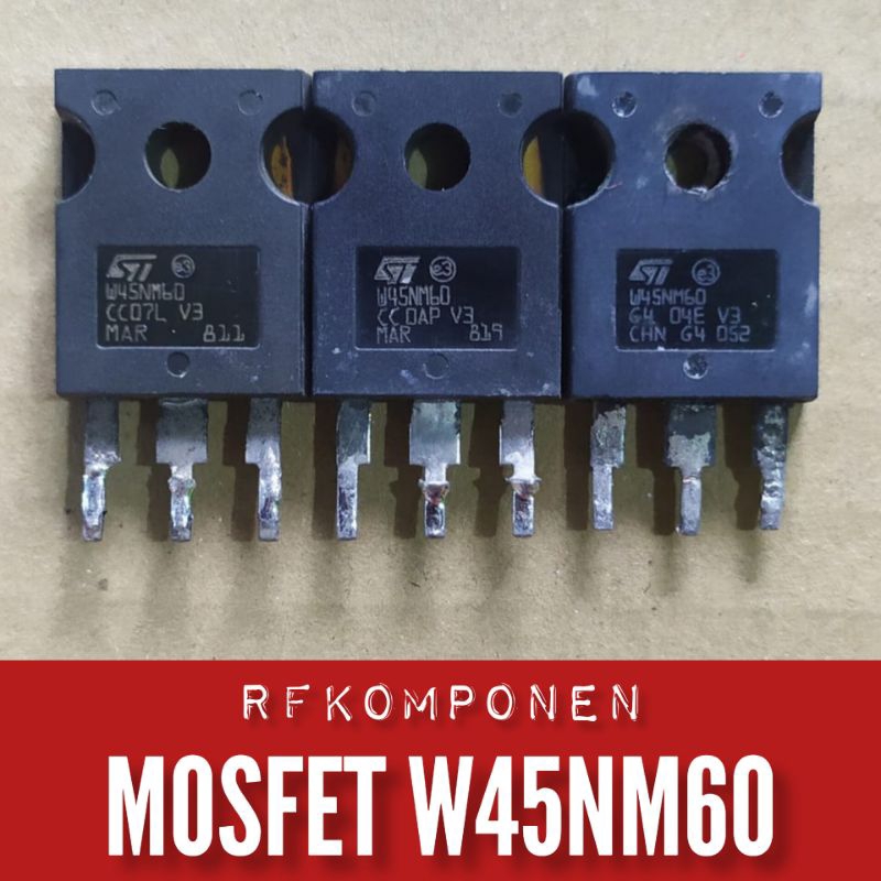 10 Pezzi STW45NM60 / W45NM60 Circuito Integrato Mosfet TO-247