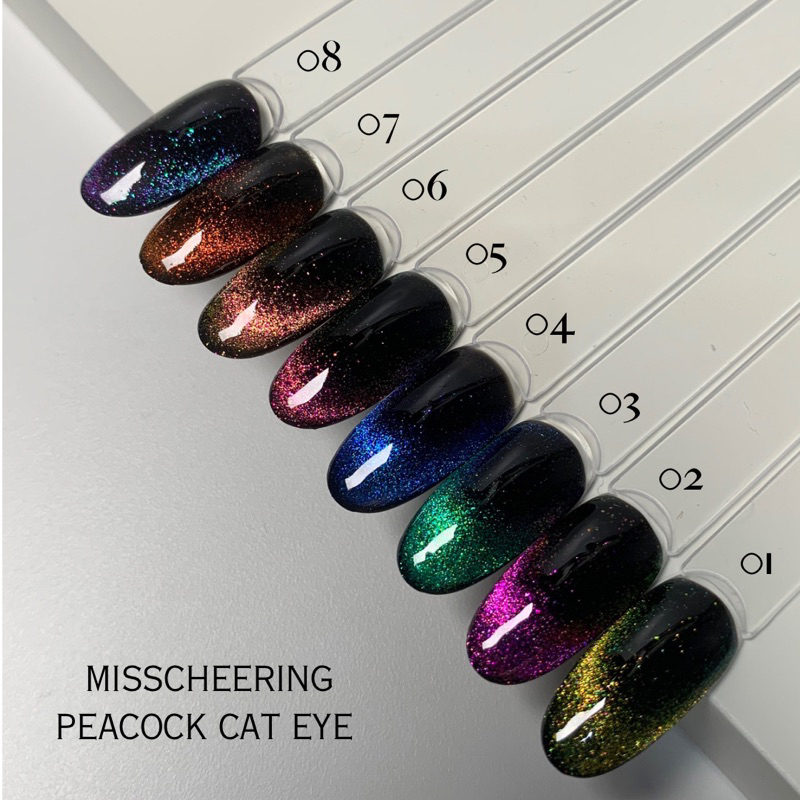 Jual MISSCHEERING PEACOCK CAT EYE SERIES SATUAN NAIL GEL POLISH 8ML