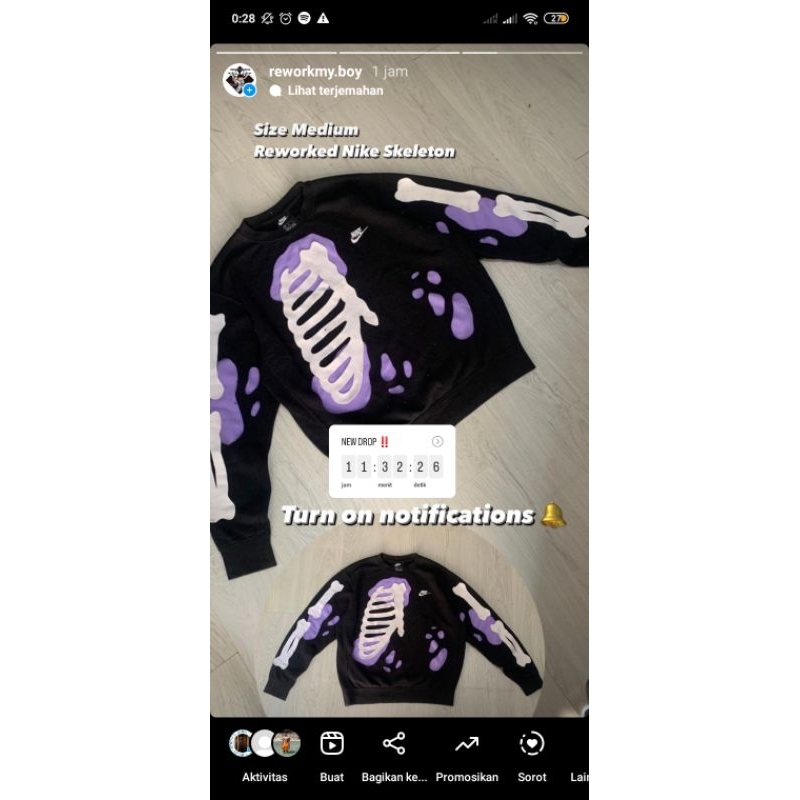 Jual Nike Rework skeleton | Shopee Indonesia