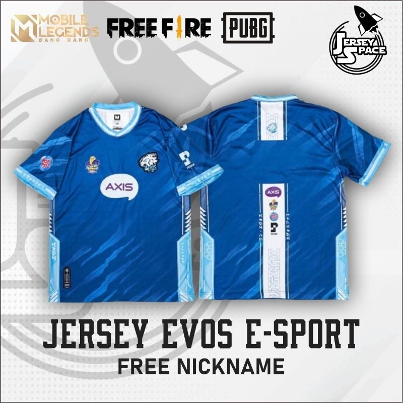 Jual Jersey Kaos Evos Esport Terbaru 2023/2024 Free Nickname Full