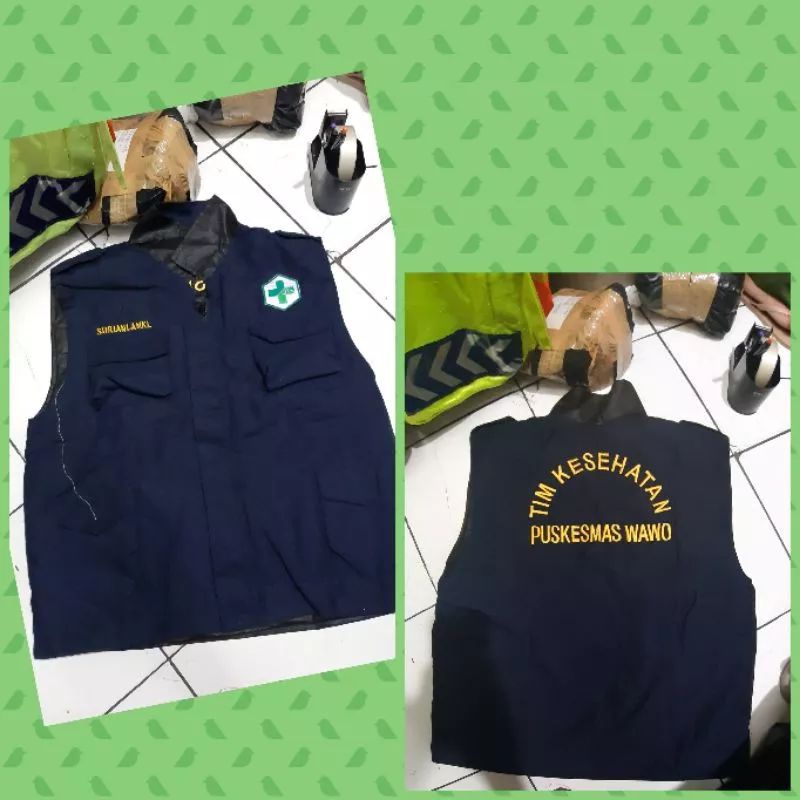 Jual Rompi tim kesehatan#rompi puskesmas#rompi tim medis#rompi idi ...