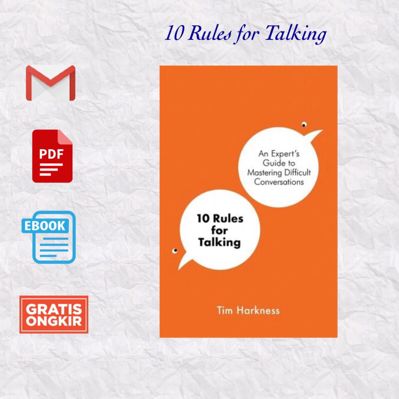 Jual 10 Rules For Talking An Experts Guide To Mastering Difficult