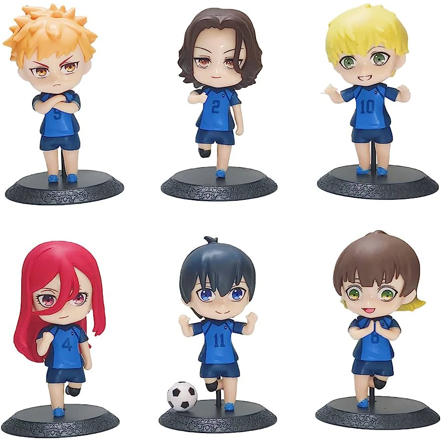 Figurine Blue Lock 11 Cm - Isagi Yoichi, Personnages De L'Anime - Décoration PVC Pour Fans Et Collectionneurs