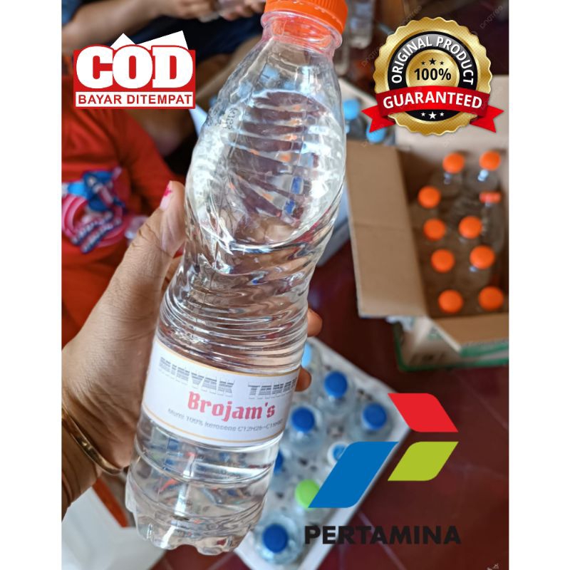 Minyak Tanah Asli Tanpa Campuran 0,5 liter / 500ml