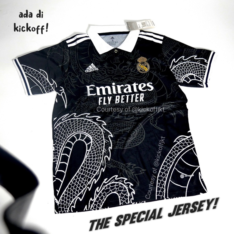 Jual JERSEY MADRID DRAGON SPECIAL EDTION (BLACK) | Shopee Indonesia