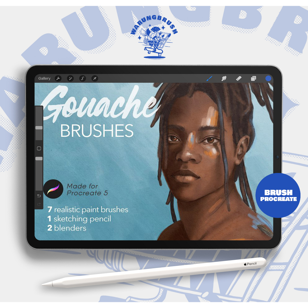 Jual Ultimate Gouache Brushes Procreate BP00165 | Shopee Indonesia