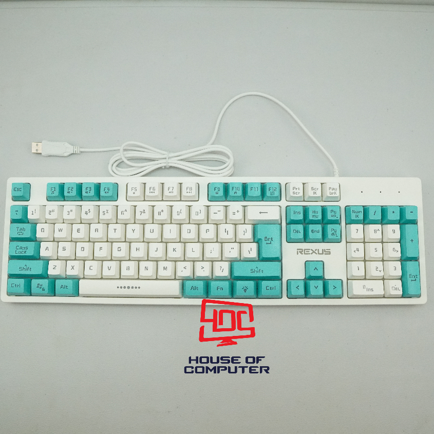 Jual KEYBOARD GAMING REXUS K9E MEMBRANE USB RGB | Shopee Indonesia