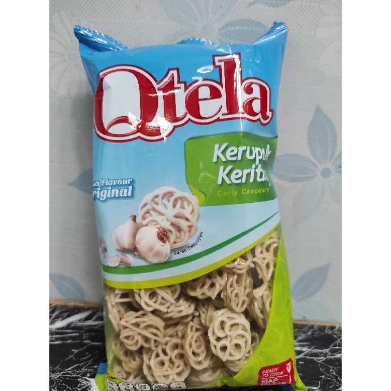 Jual Qtela Kerupuk Keriting Mentah 180 Gram Seblak Rafael Shopee