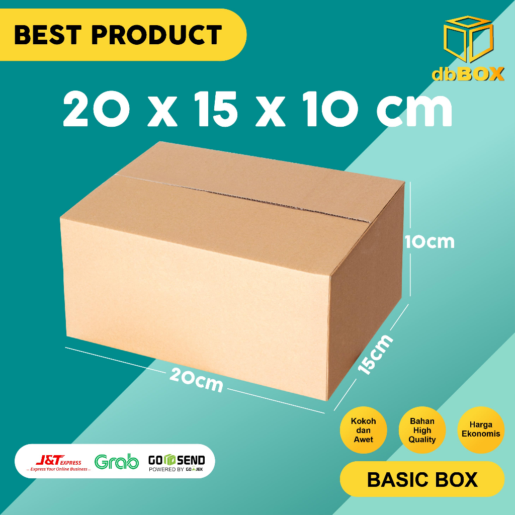 Jual 10pcs Box Kardus 20x15x10 Cm Dus Packing Shopee Indonesia