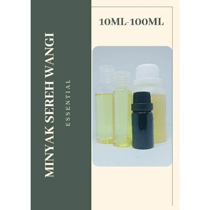 Jual Essential/citronella Oill /minyak Sereh Wangi Murni Kemasan 10 Ml ...