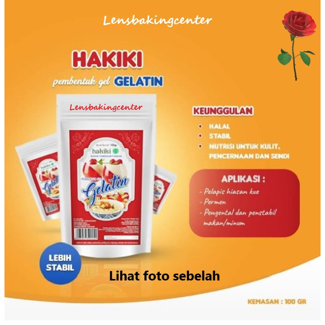 Jual Hakiki Gelatin Bubuk Halal 100gr / 100 gr Gelatin Komedo Hakiki