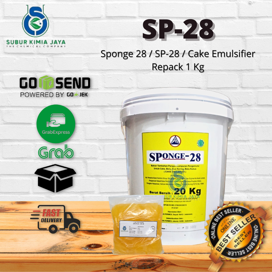 Jual SP / Cake Emulsifier / SPonge 28 / repack 1KG / SP28 Shopee Indonesia