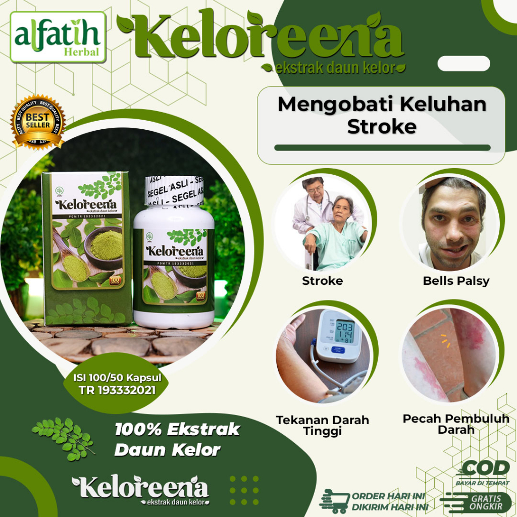 Jual Obat Stroke Berat Dan Struk Ringan Bells Palsy Menahun Bell S