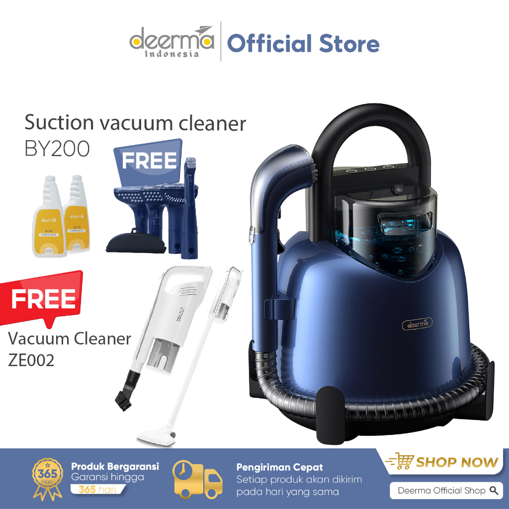 Jual Deerma BY200 Suction Vacuum Cleaner Penyedot debu fabric cleaning