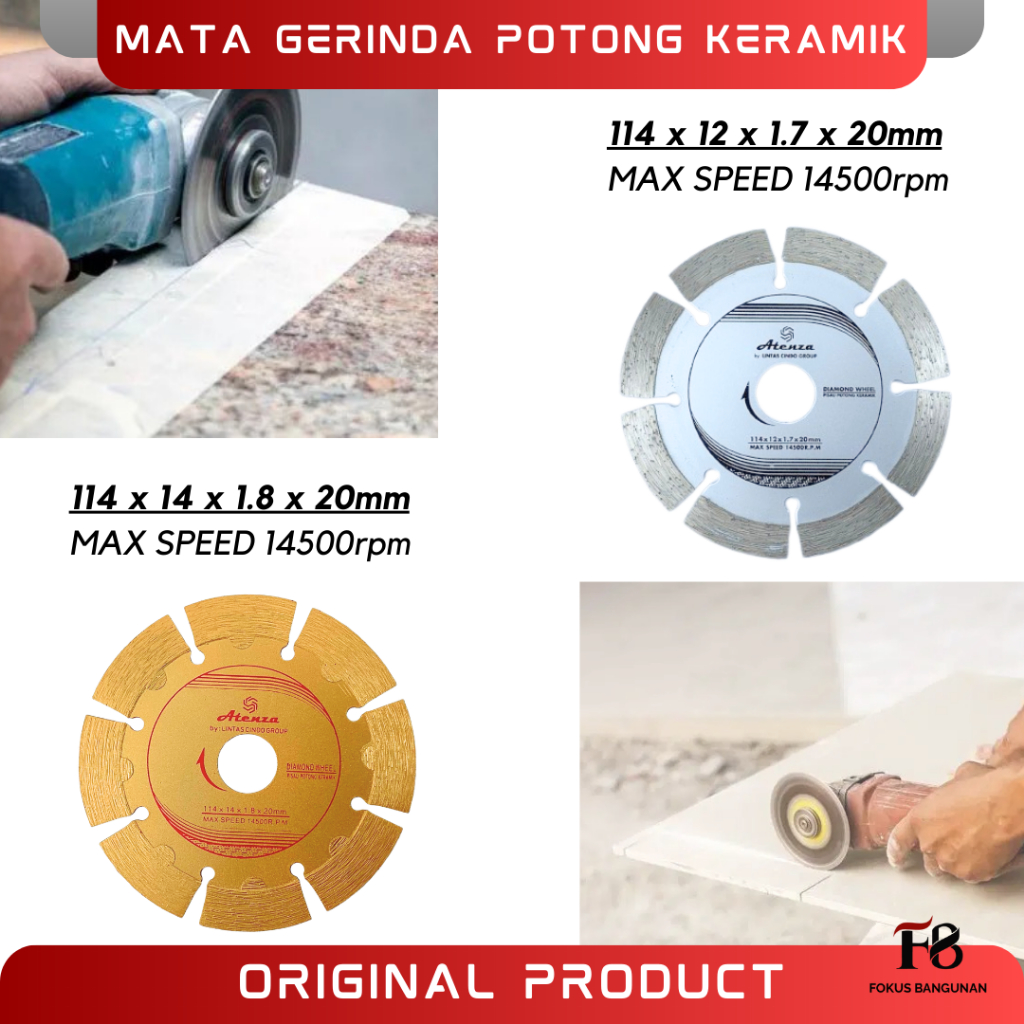 Jual Mata Gerinda Potong Keramik Atenza Mata Batu Gerinda Potong Keramik Inch Diamond