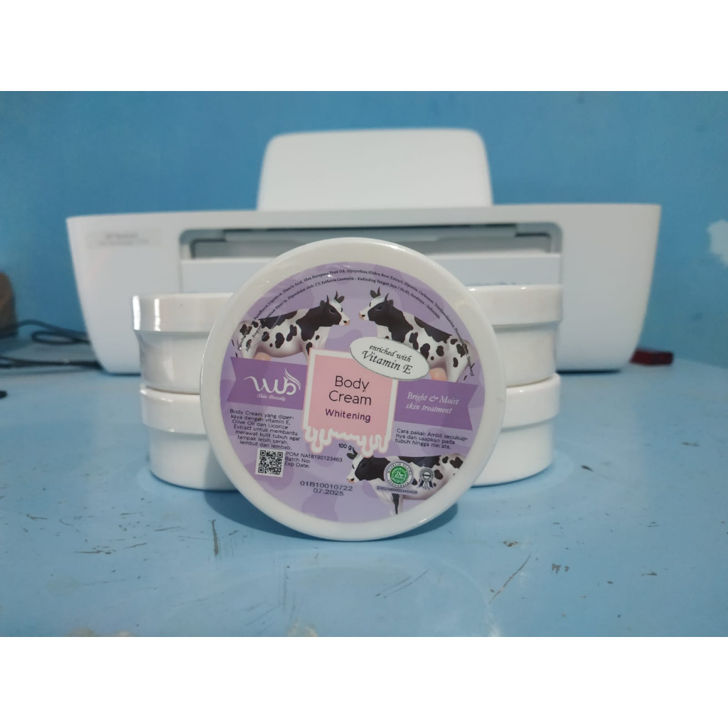 Jual WUB Kuning body cream 200gr ORIGINAL / bleaching badan / body