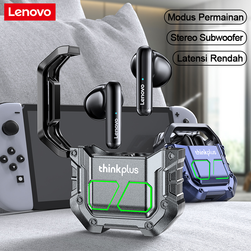 Jual Lenovo Thinkplus XT81 Bluetooth 5.3 Headset TWS Earphone Gaming ...