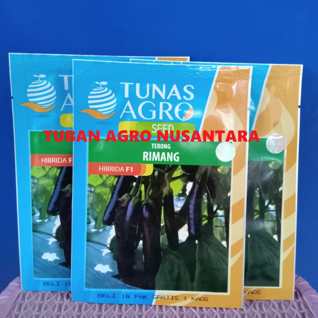 Jual Benih Terong Ungu Rimang Tunas Agro Seed @ 5 Gram | Shopee Indonesia